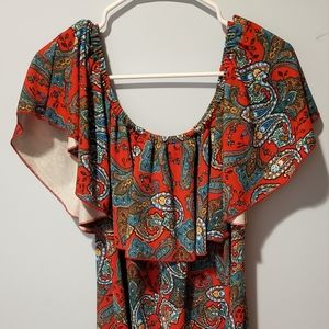 Lularoe Cici paisley dress 2xl